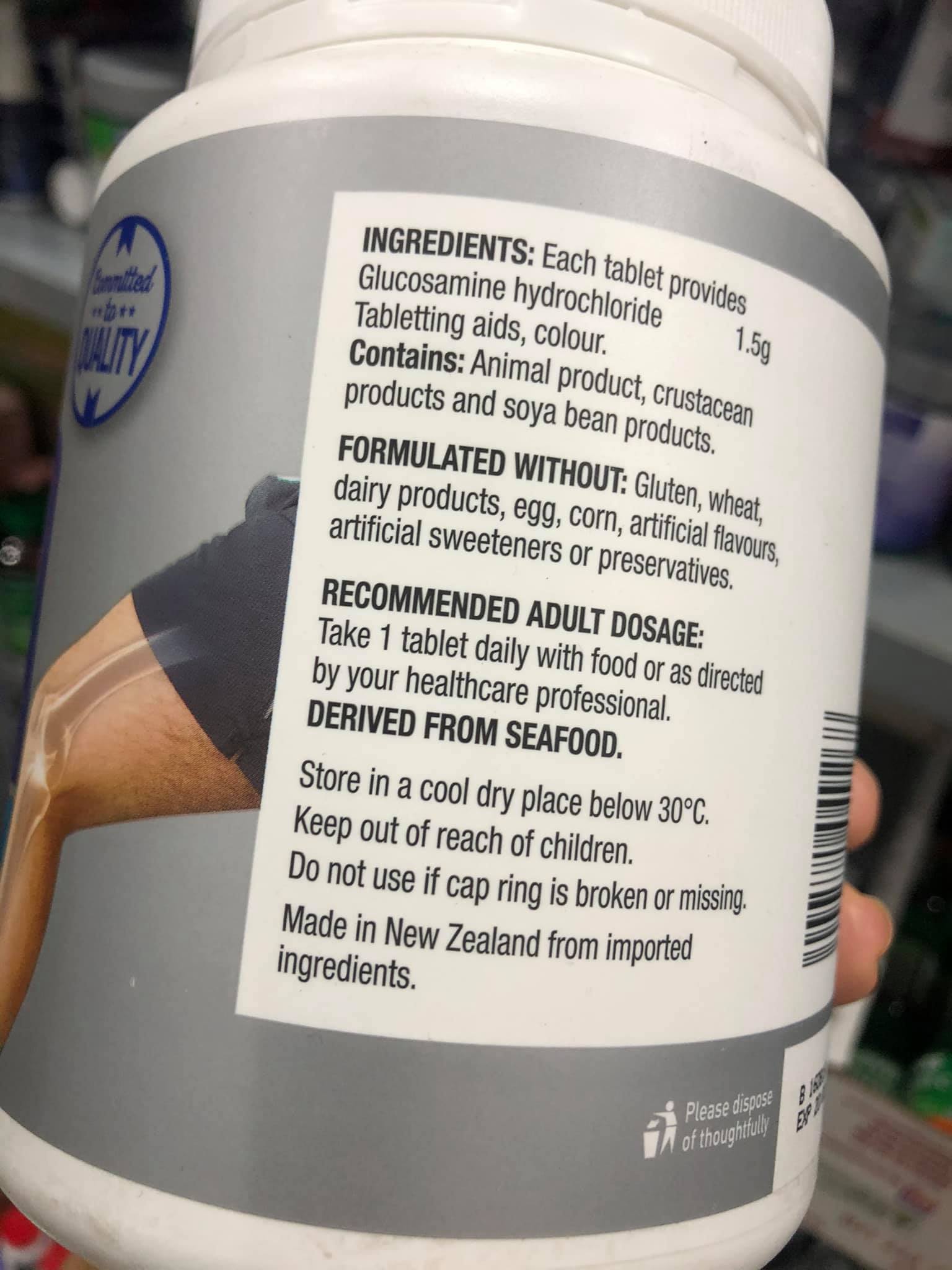 bổ khớp Wagner Glucosamin HCL 1500 Joint Support
