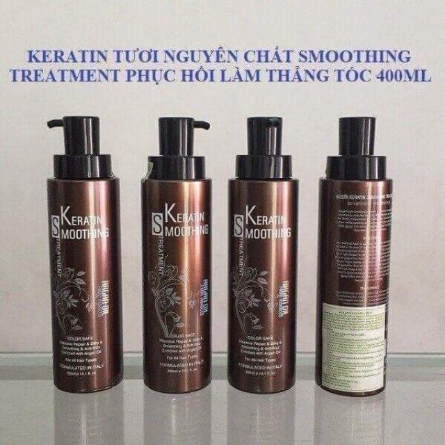 KERATIN CUSTOMIZED ACNE CLEANING TREAMENT RESTORE STRONG HAIR EFFECTIVE WITHOUT CUTTING 400ML