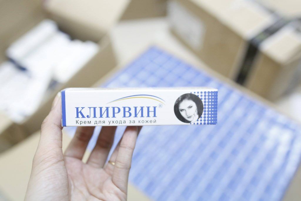 Kem mờ sẹo Klirvin Nga