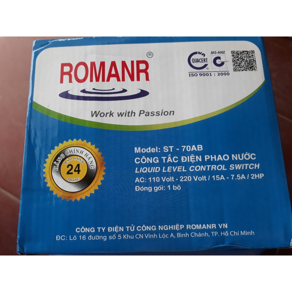 Phao điện tự động bơm nước cho máy bơm tự động