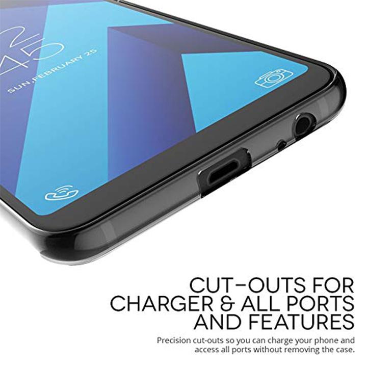 ỐP LƯNG DẺO SILICON TRONG SUỐT SAMSUNG GALAXY A6+ (PLUS)