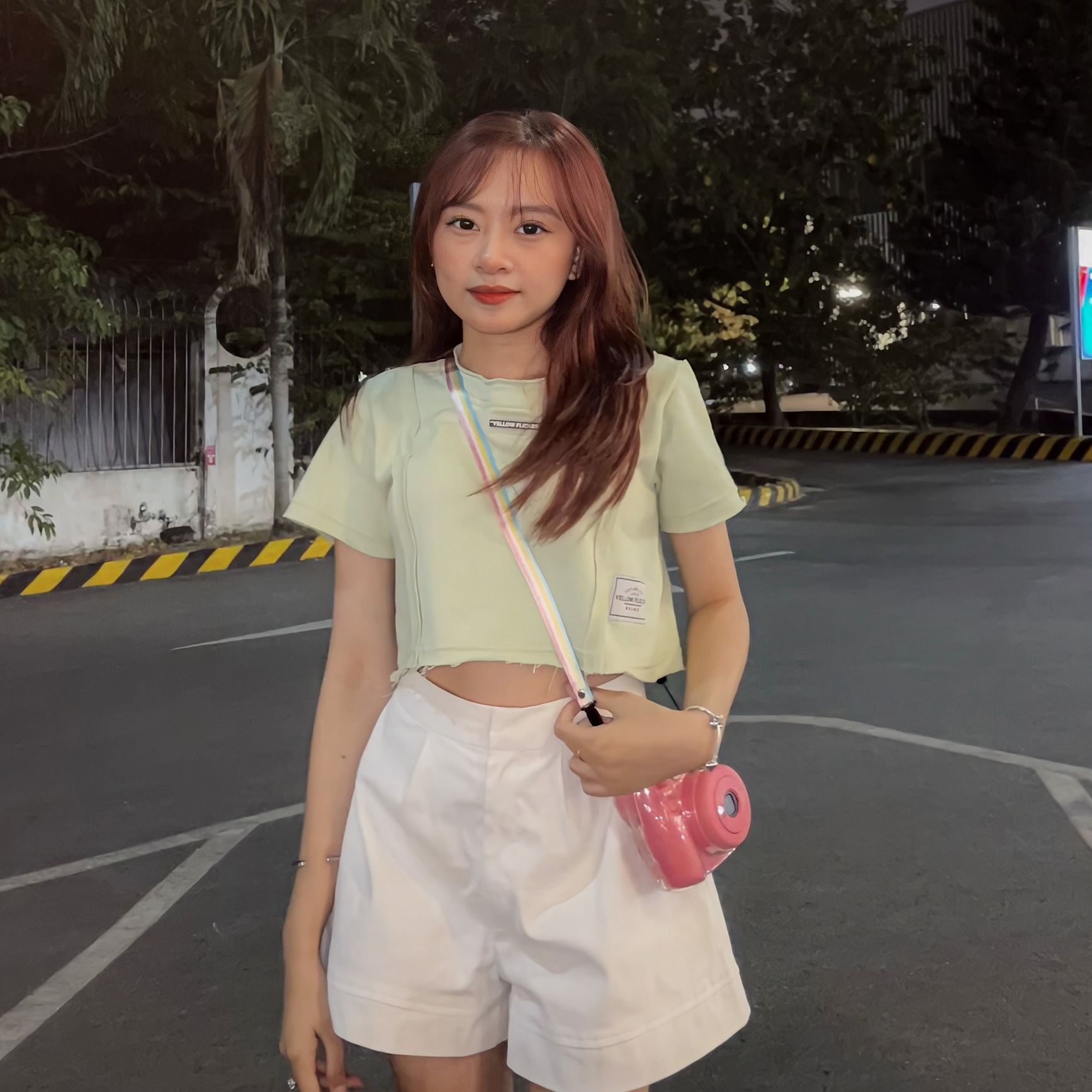 Áo croptop YELLOWW FLICKER patchy freesize