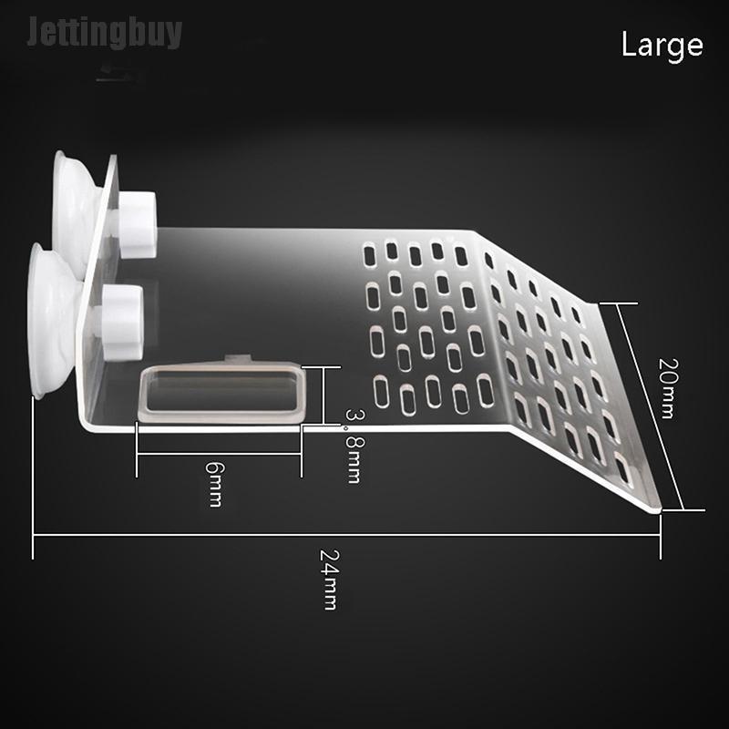 Jettingbuy Acylic Aquarium Tank Floating Turtle Dock Pier Basking Terrace Island Platform