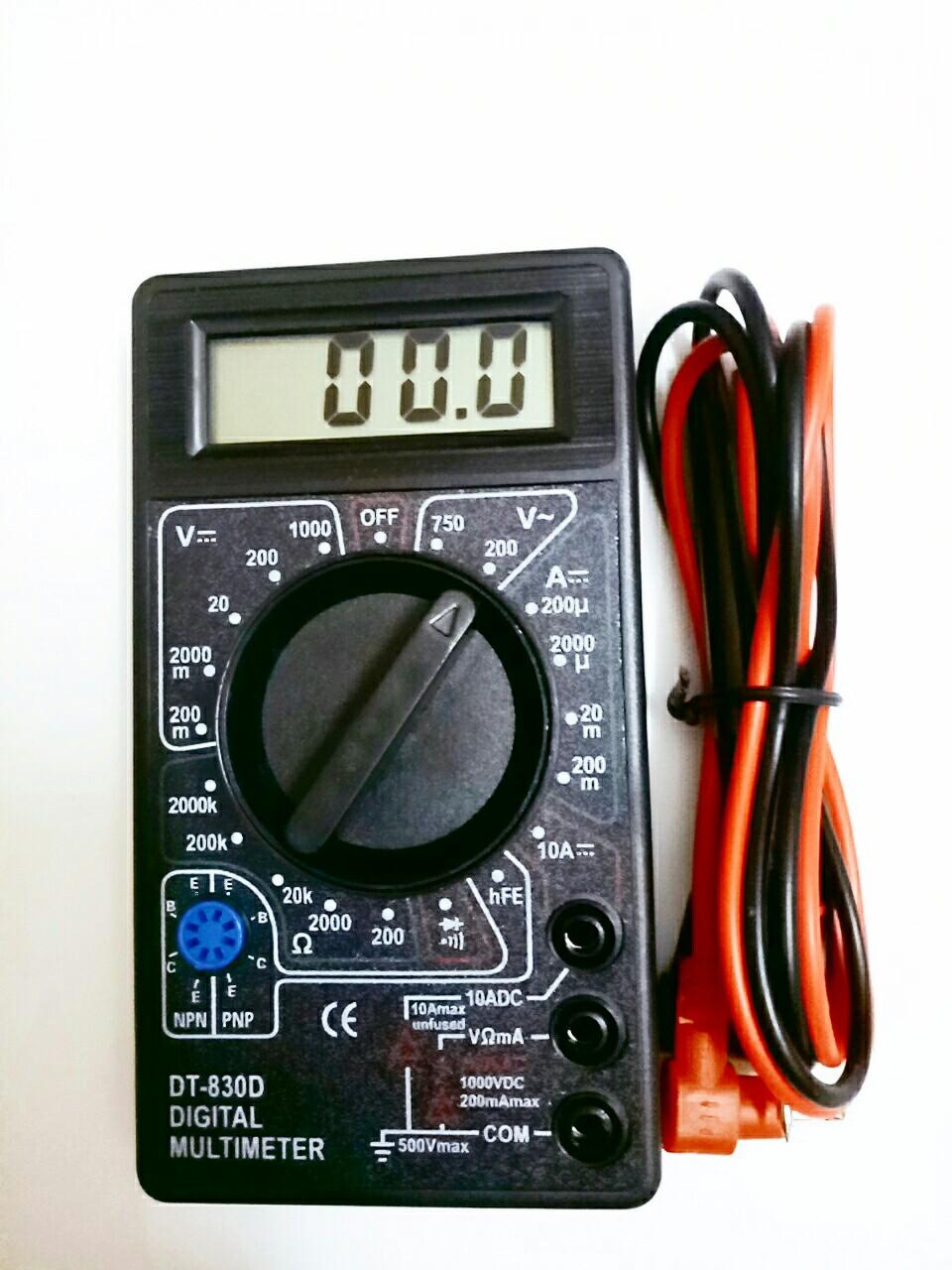 Đồng hồ đo vạn năng cho thợ điện tử DT-830D ( có loa thông mạch)