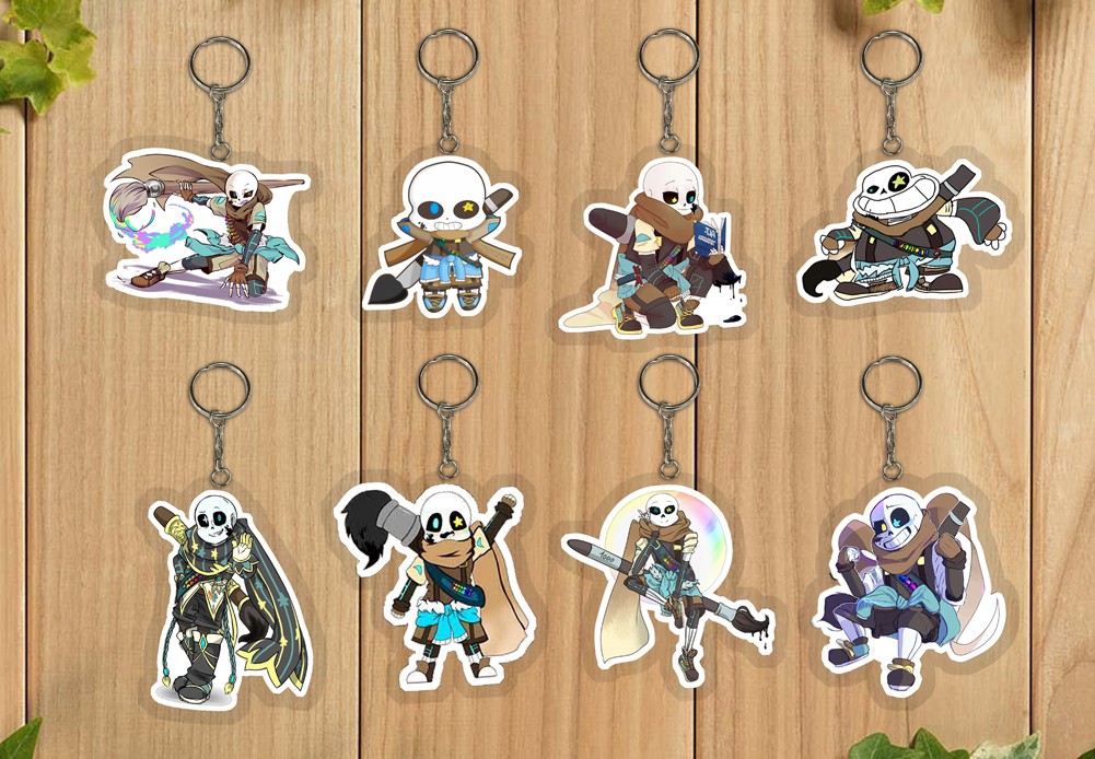 Set 3 Móc khóa ink sans (inktale)