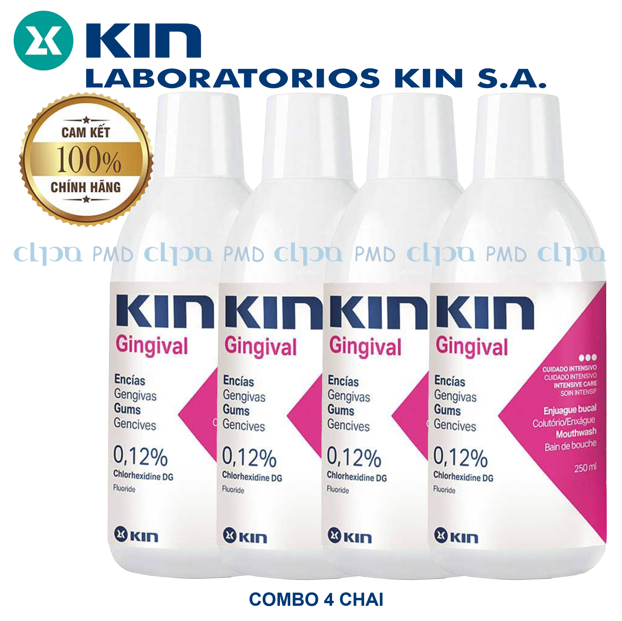 Dung dịch súc miệng - súc họng 0.12% chlorhexidine kin gingival