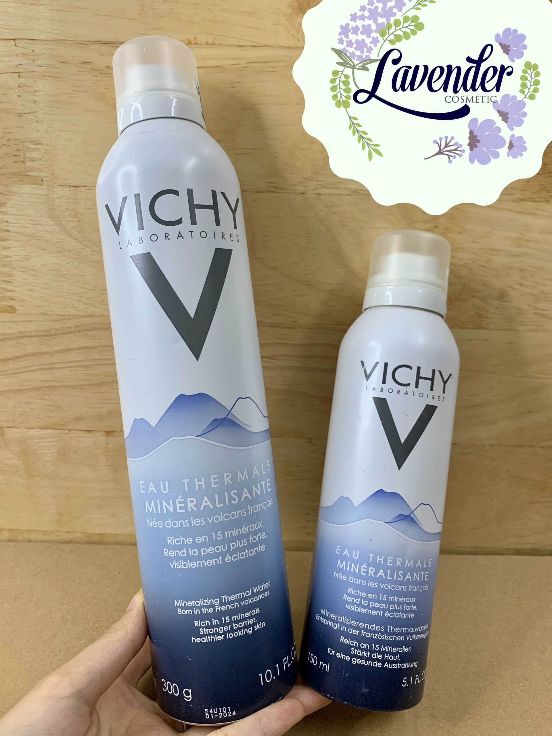 Xịt Khoáng Mineralizing Thermal Water Vichy 300Ml
