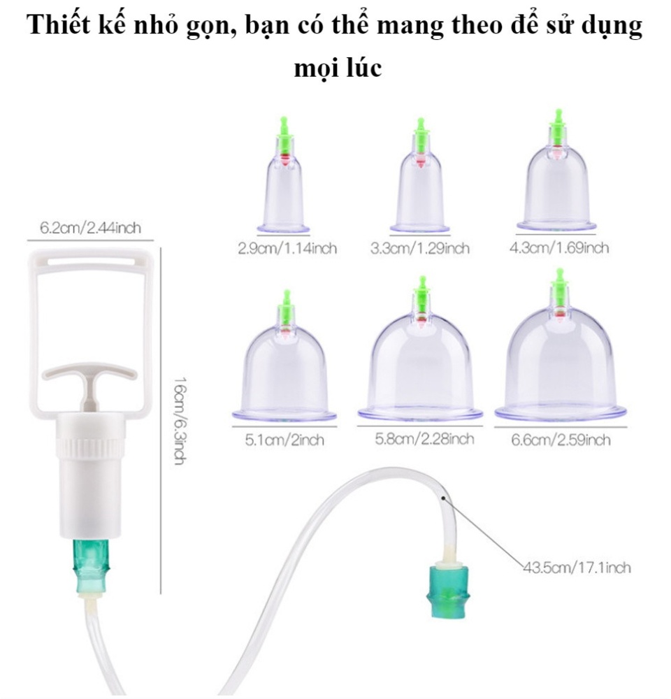 (Click Xem Clip)Bộ Giác Hơi 12 Ống Hút Chân Không,không cần dùng lửa-Đang HOT rần rần