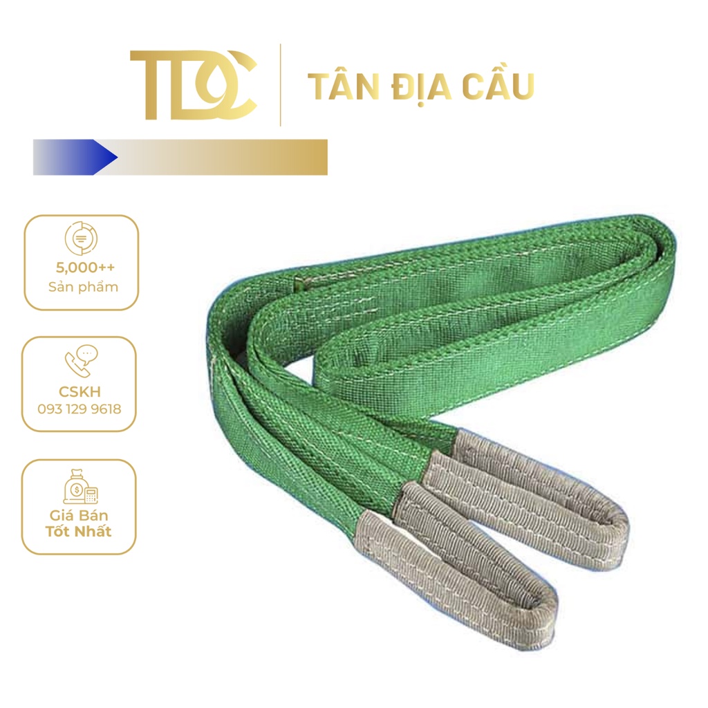 Dây cáp bẹ cẩu hàng 2 tấn 1m, 4m - tandiacau