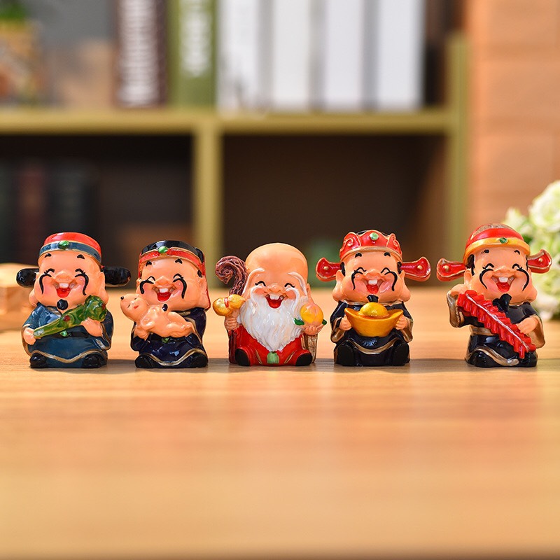 bộ 5 ông thần tài phúc lộc thọ