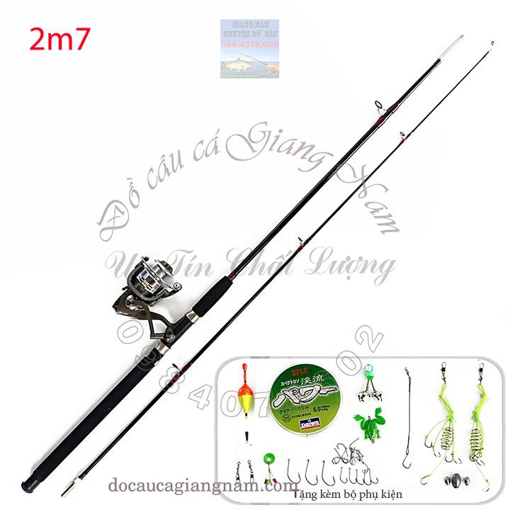 Bộ Cần Câu Máy 2 Khúc SHIMANO , Máy CL7000 ( cần câu cá giang nam ) big sale