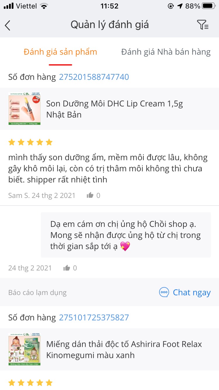 Son dưỡng môi DHC Lip Cream 1.5g Nhật bản