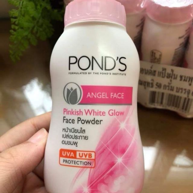 Phấn phủ dạng bột siêu mịn Pond's Angel Face Pinkish White Glow - phấn rôm pond's thái lan Đặc trị cho làn da nhiều dầu, da hỗn hợp và da mụn.Bột phấn rất mịn, sử dụng được rất lâu, mùi thơm dịu rất thích