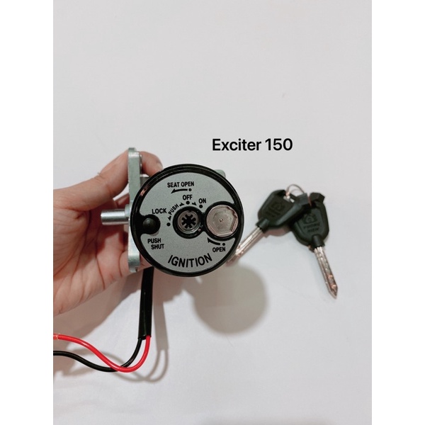 Bộ ổ khóa xe exciter 135, exciter 150 chìa 8 cạnh