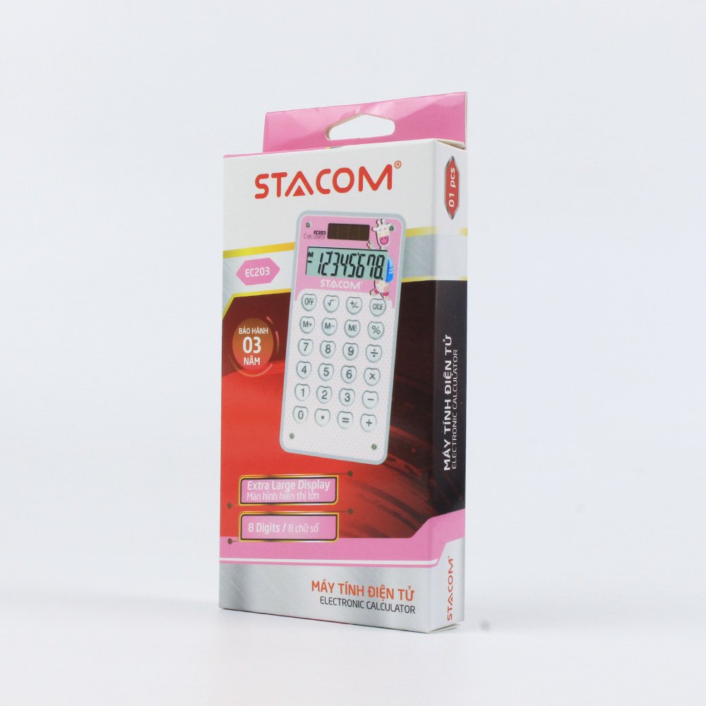 Mua 1 máy tính bỏ túi học sinh stacom 12 số ec203