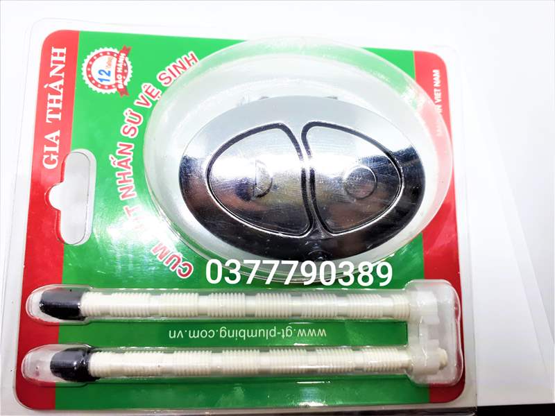 nút nhấn xả bồn cầu ô van -