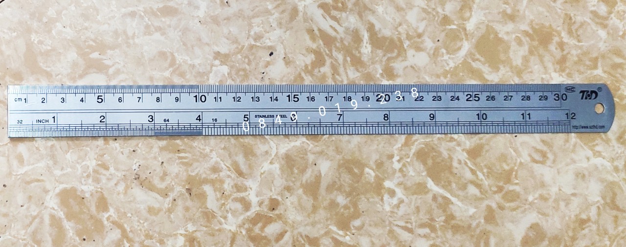 [HCM]Thước Thép Không Gỉ 20cm 30cm