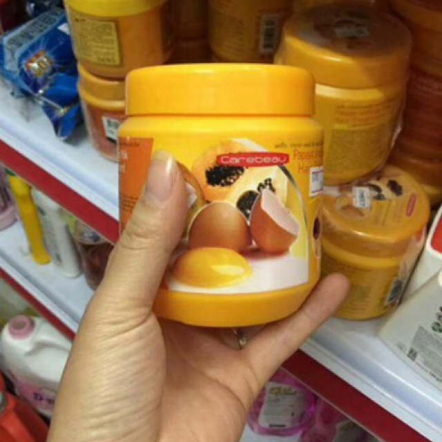 Ủ tóc Carebeau trứng bia 500ml Thái lan
