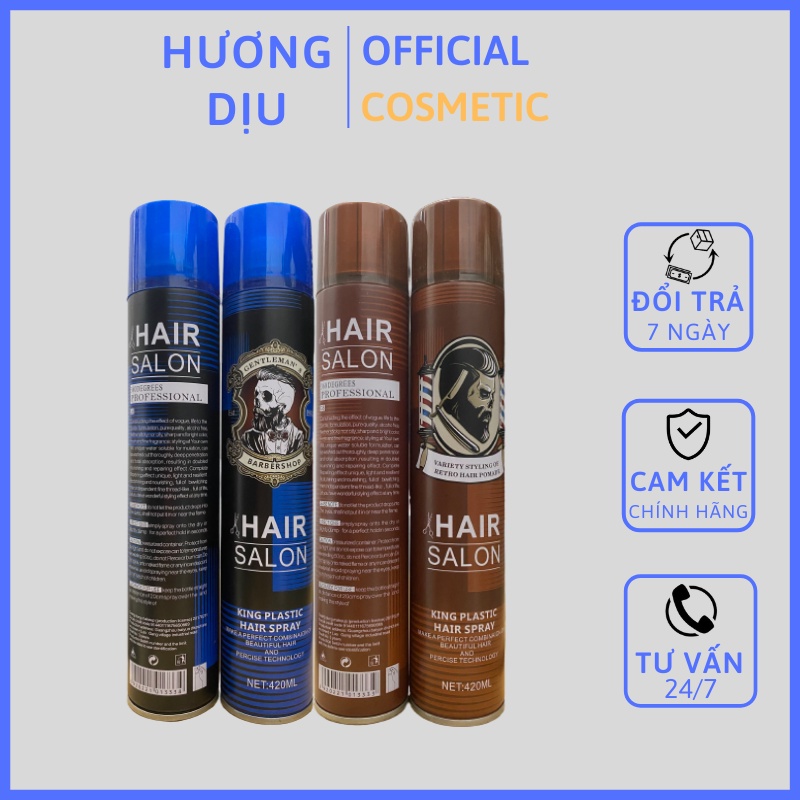 GÔM XỊT TÓC HAIR SALON BABER LOẠI MỚI 420ML