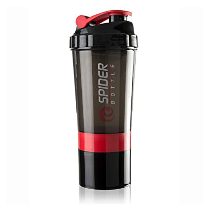 Bình nước bình lắc 3 ngăn shake bottle Spider Bottle