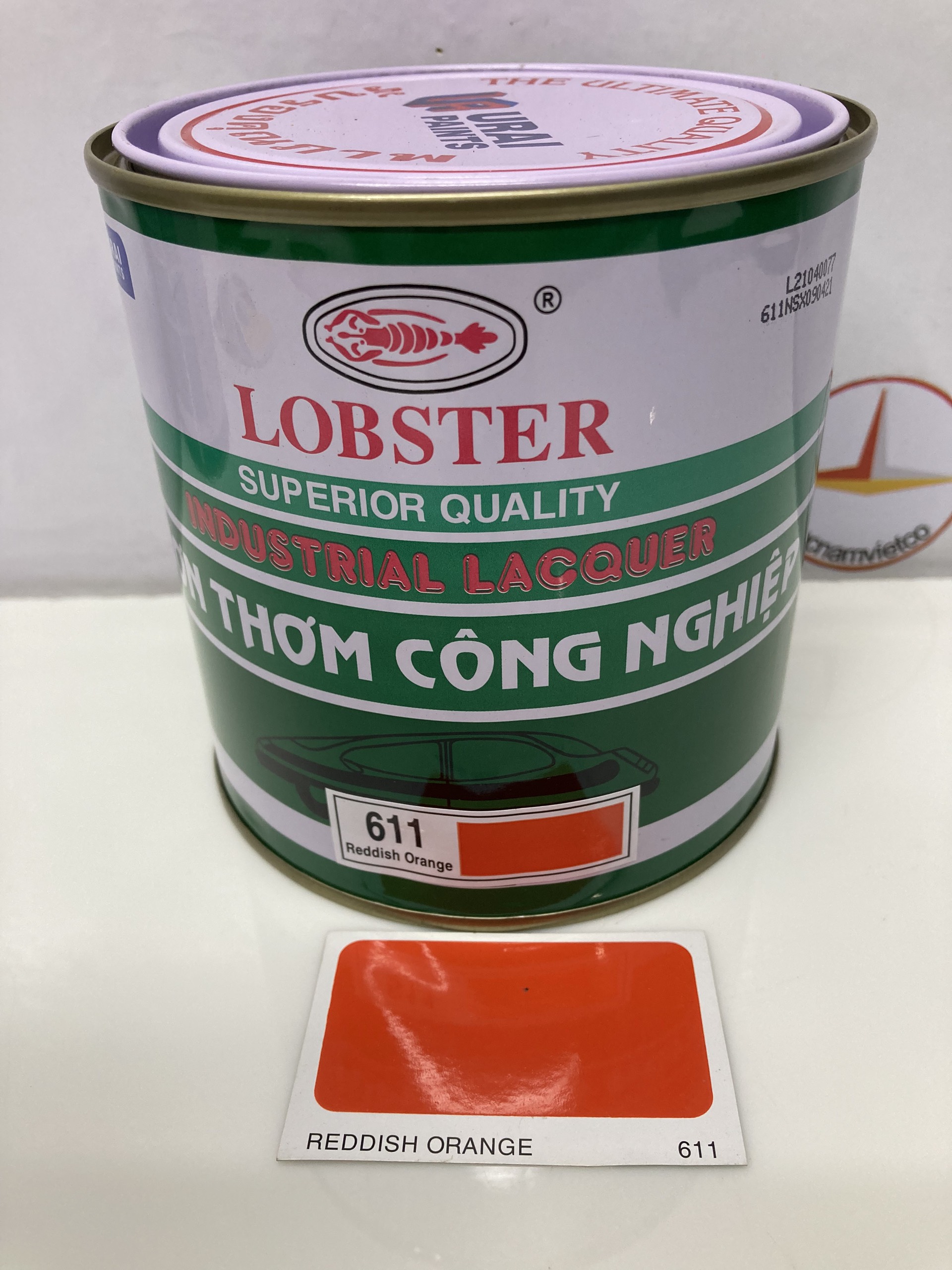 Sơn thơm nhanh khô màu cam Lobster 611 800ML