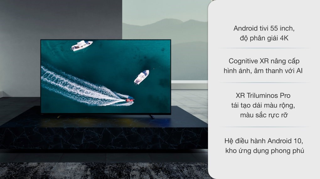 Tivi OLED Sony 4K 55 inch XR-55A80J