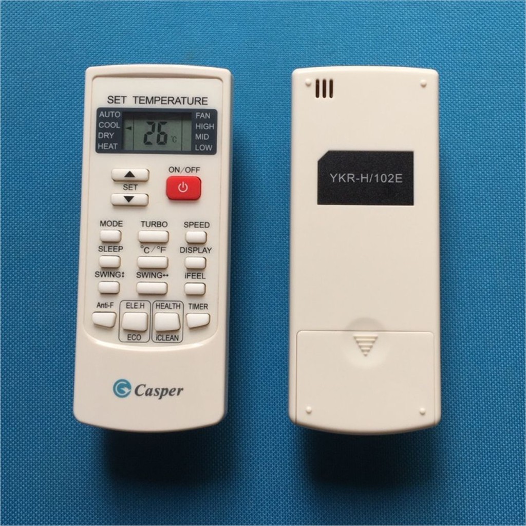 Điều khiển điều hòa casper đa năng - remote máy lạnh casper ykr-h/102e