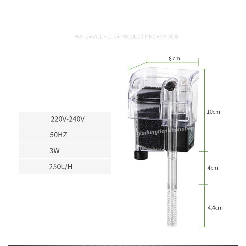 [HCM]Máy lọc thác nước bể cá cảnh