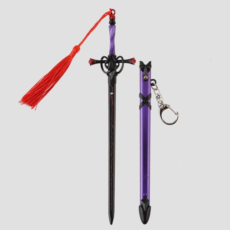Mô hình Kiếm Saber tím - bạc 22cm - Baystore