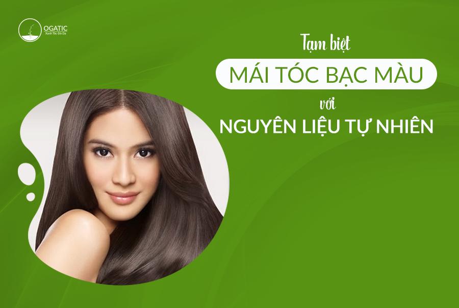 [ưu đãi tốt] Bột lá nhuộm tóc Ogatic-nâu đỏ