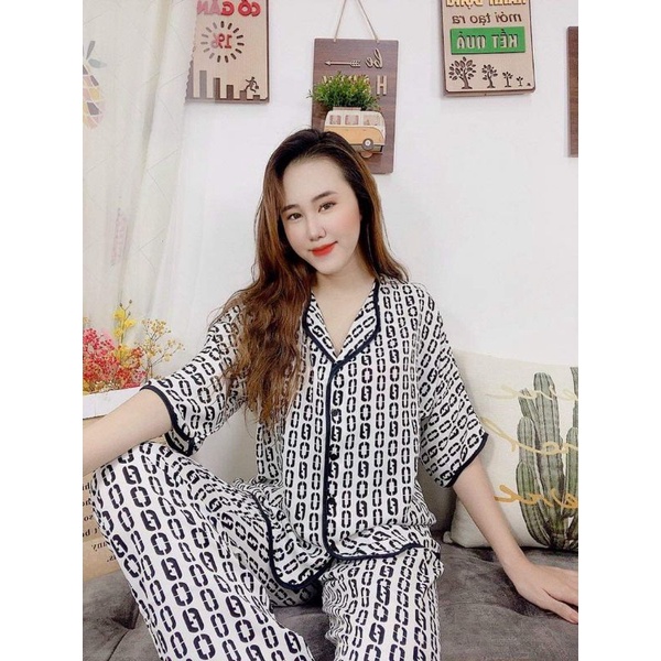 Đồ ngủ, Đồ bộ, Pyjama Lụa Mango - Latin Cao Cấp (HÀNG XẢ BOOM)