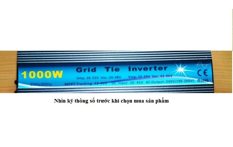 Máy hòa lưới điện mặt trời 20-45V 1000W