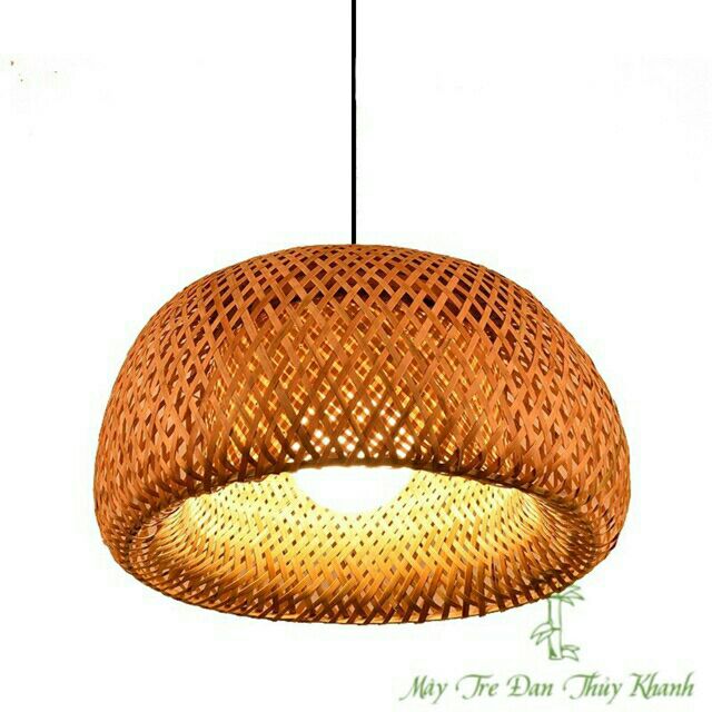 Đèn mây tre dạng nấm 45*25cm (0978945425)