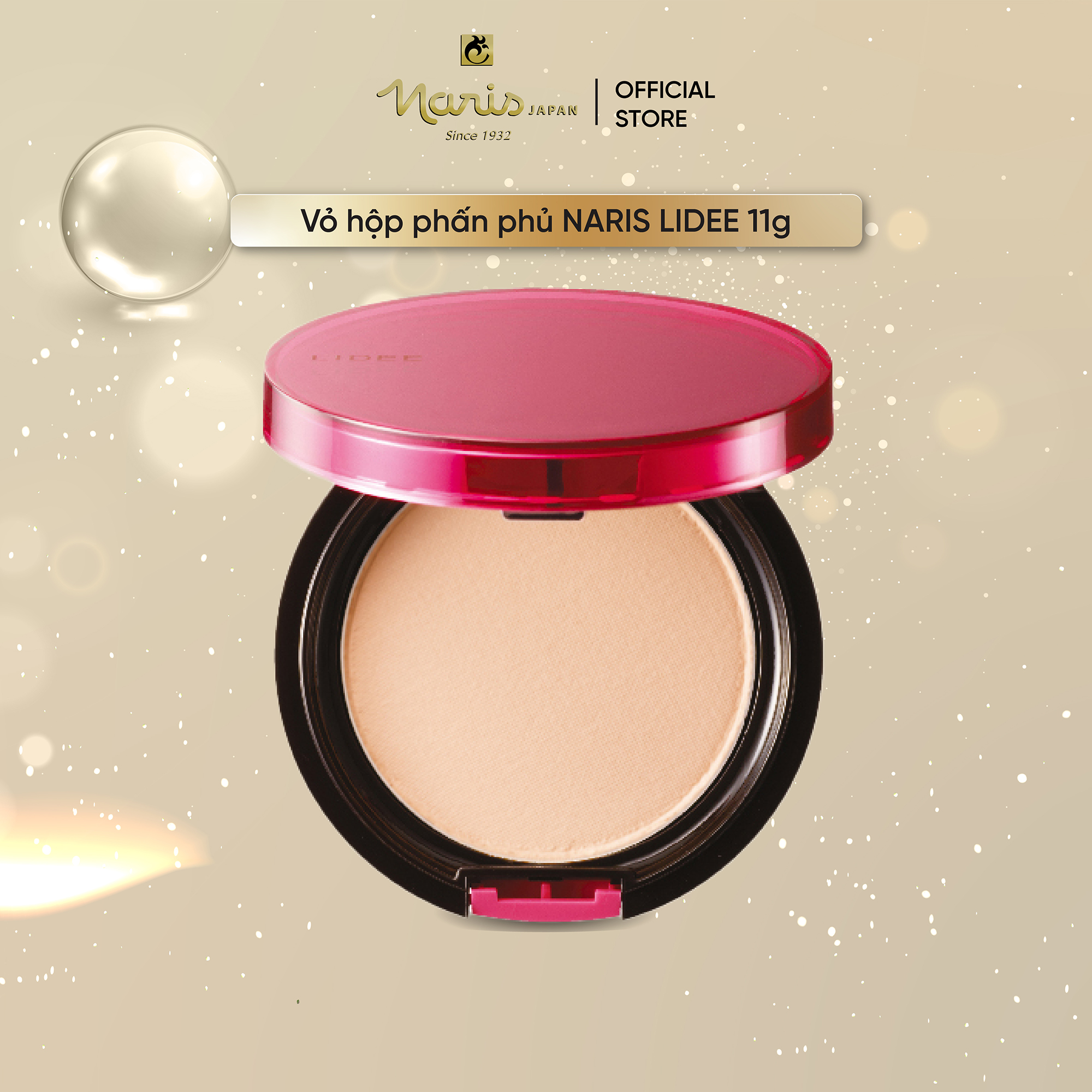 LIDEE POWDER CASE - Vỏ hộp phấn phủ
