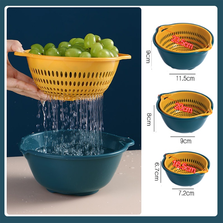 Bộ 6 MÓN RỔ VÀ CHẬU TIỆN DỤNG
