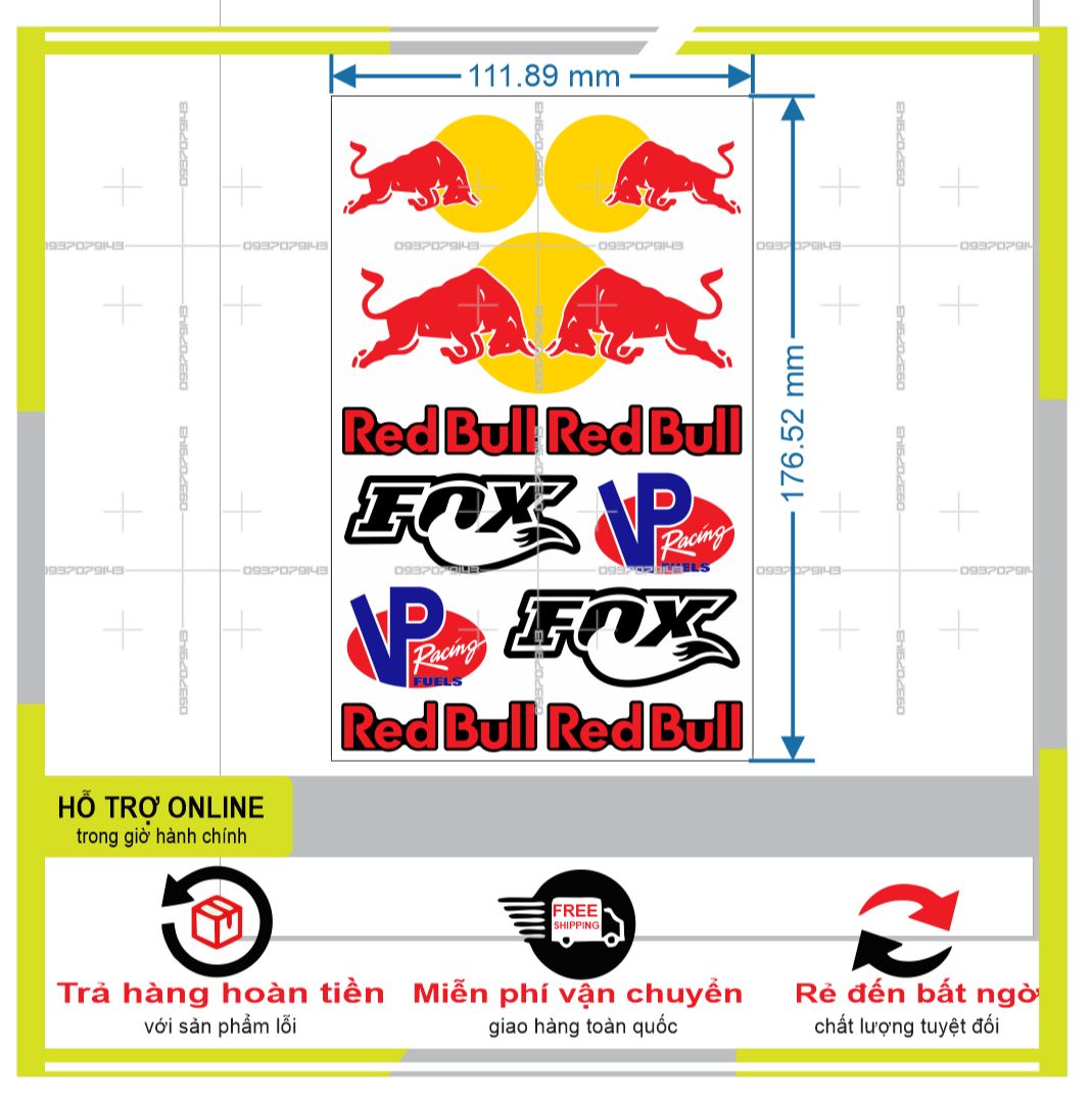 LOGO STICKER MINI DÁN XE MÁY L 04  - THUDECAL
