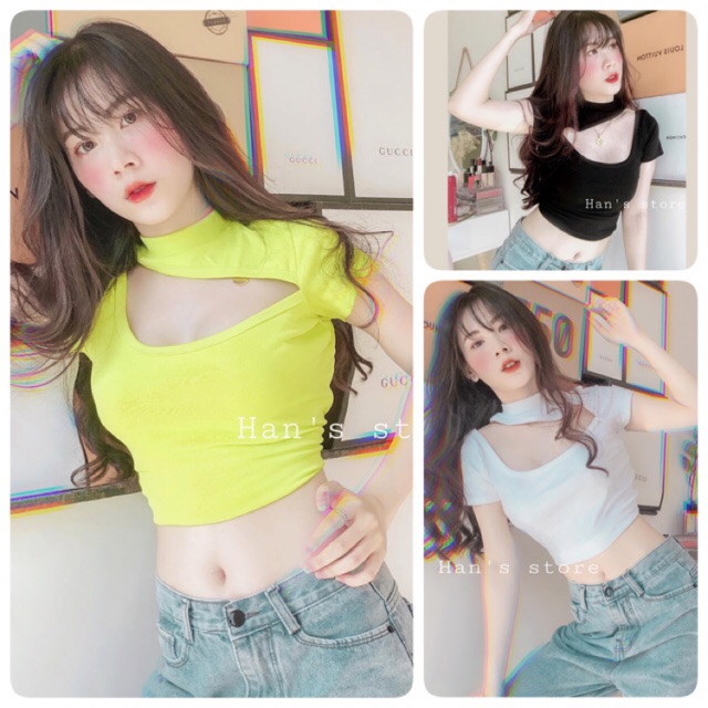 [HCM]Áo lệch vai khoét ngực