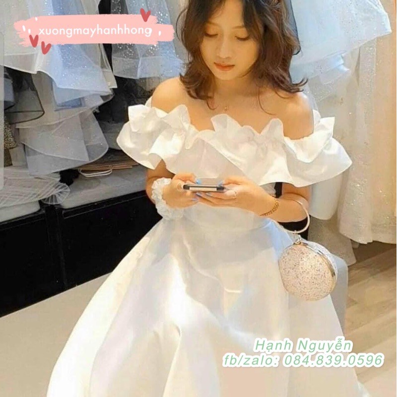 Đầm trắng dự tiệc  Giá Tốt Miễn Phí Vận Chuyển Đủ Loại  Shopee Việt Nam