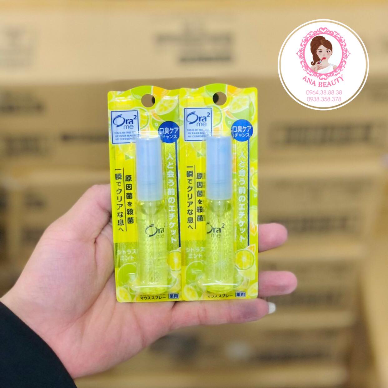 XỊT THƠM MIỆNG ORA2 SUNSTAR NHẬT BẢN