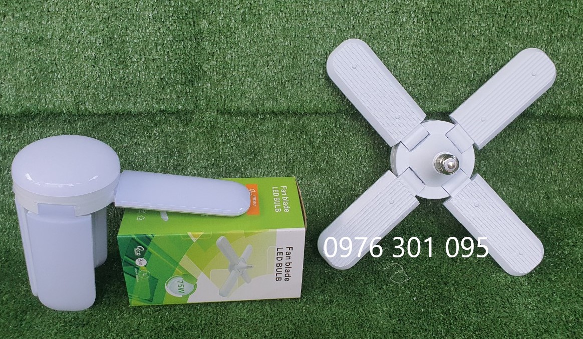 Đèn Led 4 Cánh Quạt 60W + Tâm Đèn [ Tốt ]