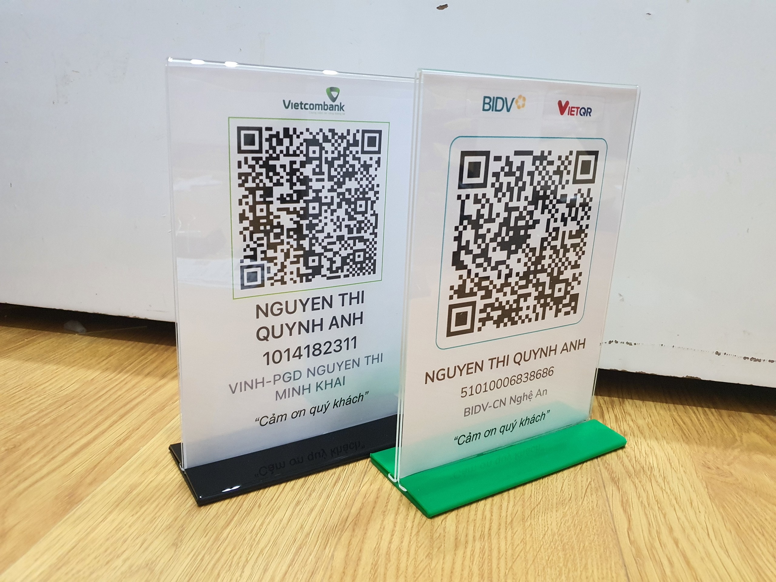 Standee Menu Mica A4, Menu để bàn A5, A6 , Mica Đài Loan