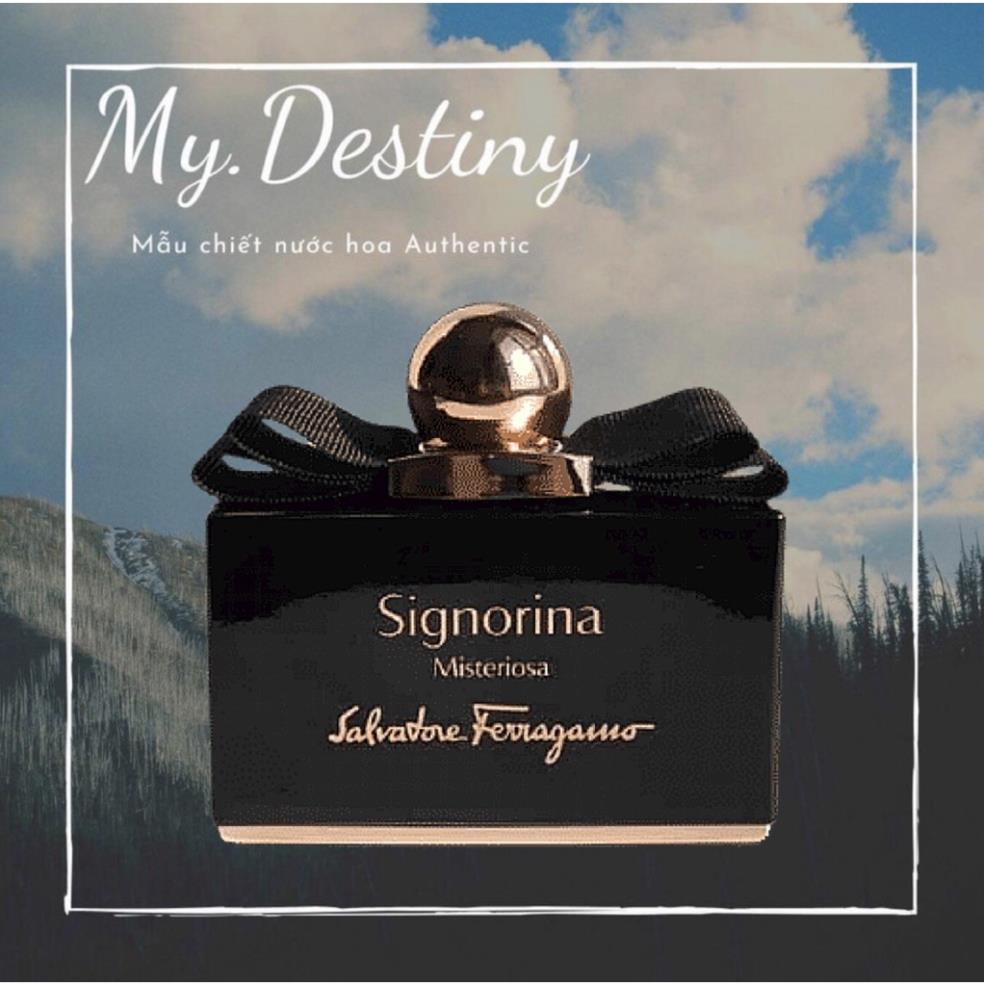 🖤 nước hoa dùng thử signorina misteriosa test 10ml/20ml _mʏ.dᴇsᴛɪɴʏ