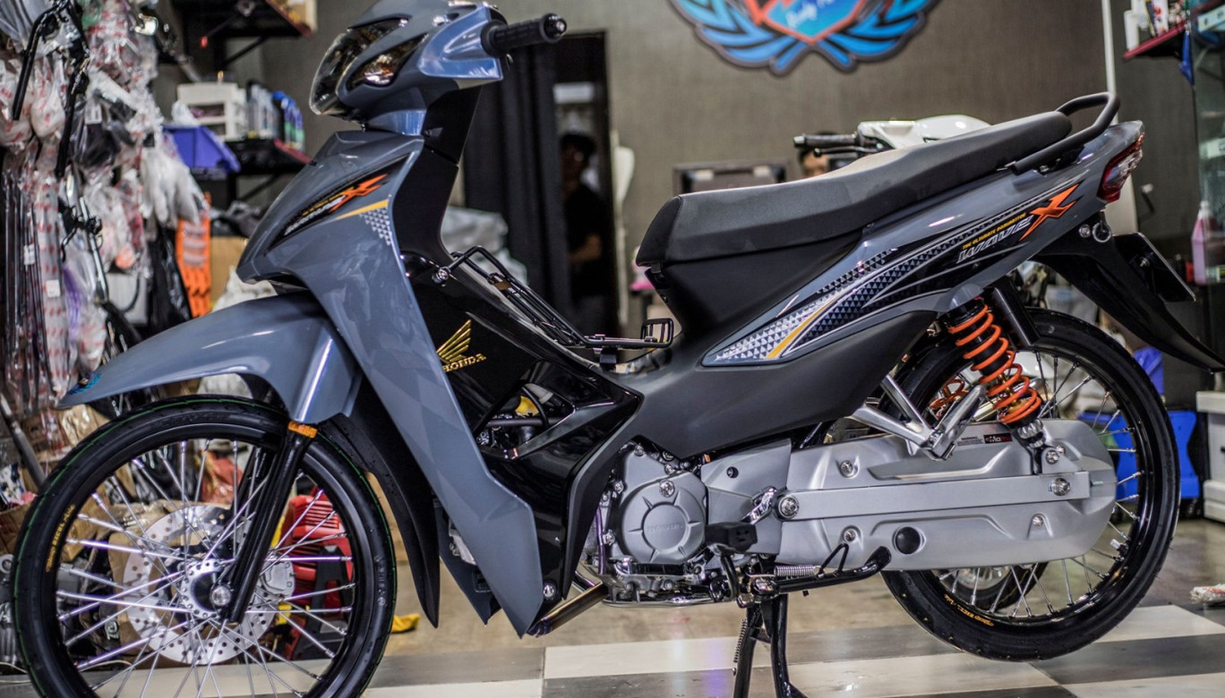 Tem xe wave x 2017 xám xi măng