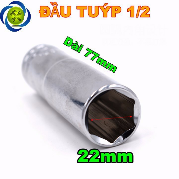 Tuýp trắng dài 22mm c-mart f0291-6-22 1/2