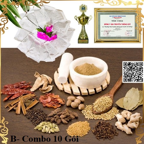 1262 Gói Thảo mộc ngâm chân B- Combo 10