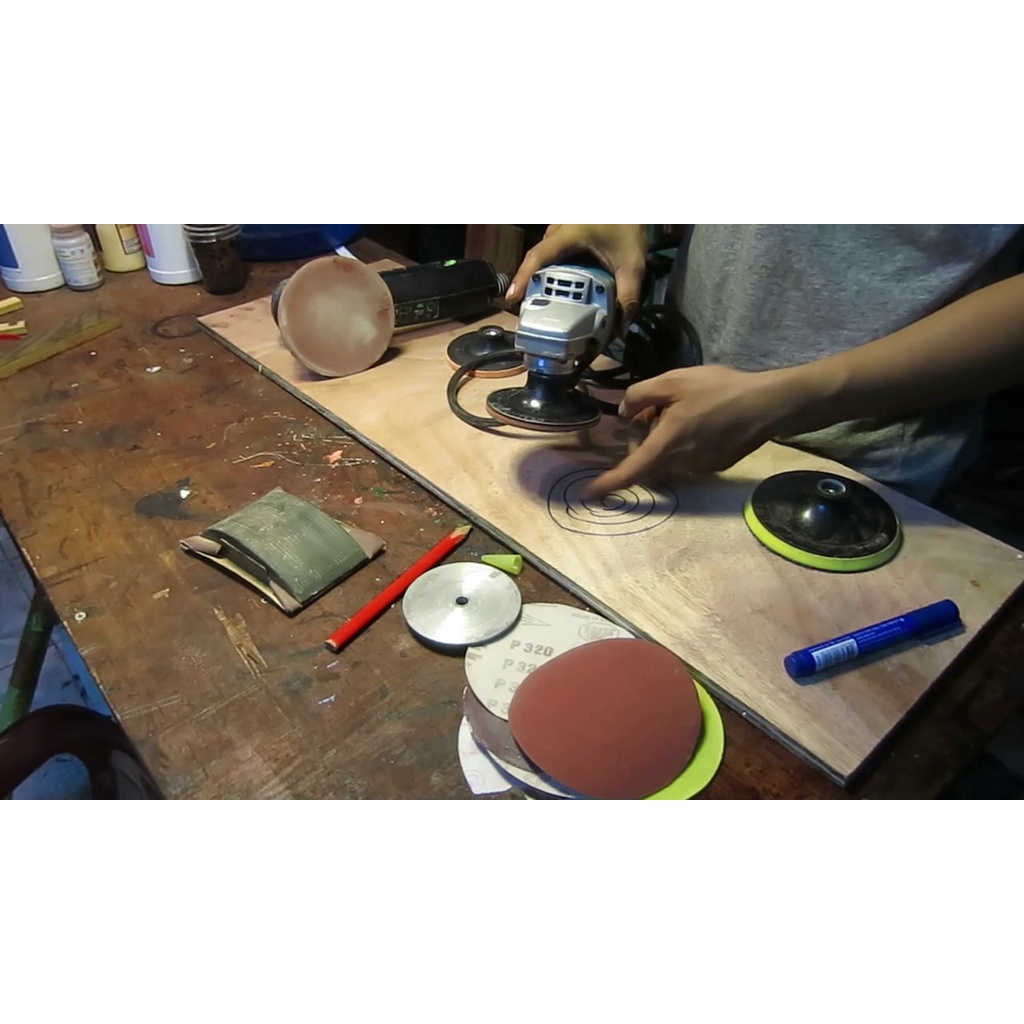 Đế dán chà nhám 125mm