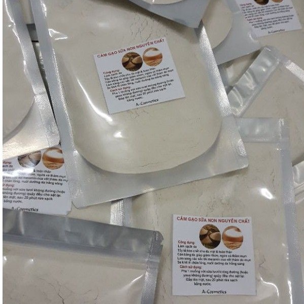 Cám gạo sữa non gói 100g dưỡng da trắng mịn