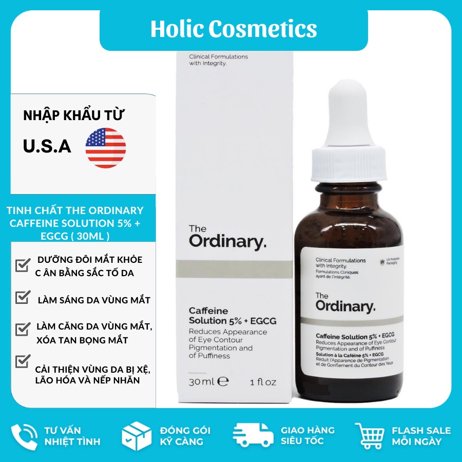 Tinh chất the ordinary caffeine solution 5% + egcg