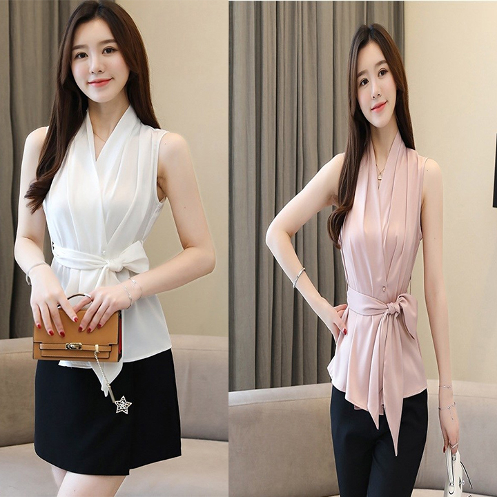 [HCM]Áo Kiểu Nữ Cổ CAO_[Giá gốc tận xưởng]