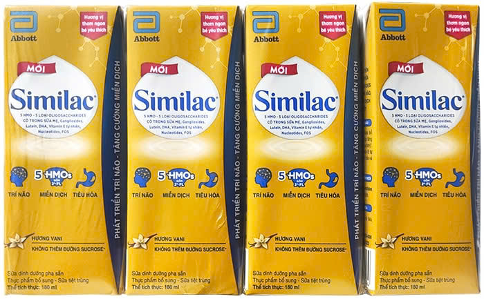 Thùng 48 hộp Sữa bột pha sẵn Similac IQ 110m/180ml
